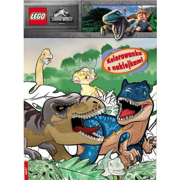 Lego Jurassic World. Kolorowanka z naklejkami